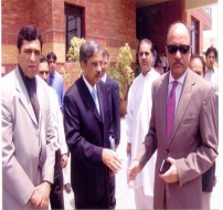 Cheif NPO With Mr. Hasan Haider,  DGM NPO and Mr. Shahab Khwaja, Secretary Ministry of Industries and Production